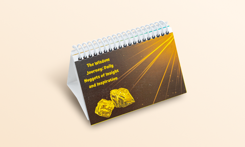 The Wisdom Journey Flip Book - Bite-Sized Nuggets of Daily Wisdom and Inspiration for Any Occasion